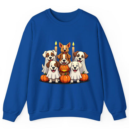 Cute Ghost Dogs Halloween Halloween dogs Sweatshirt Royal product mockup