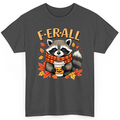 F ER All raccoon T-Shirt Dark Heather product mockup