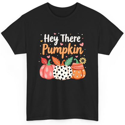 Hey There Pumpkin fall pumpkins T-Shirt Black product mockup
