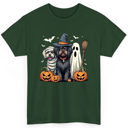 Halloween Dogs in Costumes Halloween dogs T-Shirt Forest Green product mockup