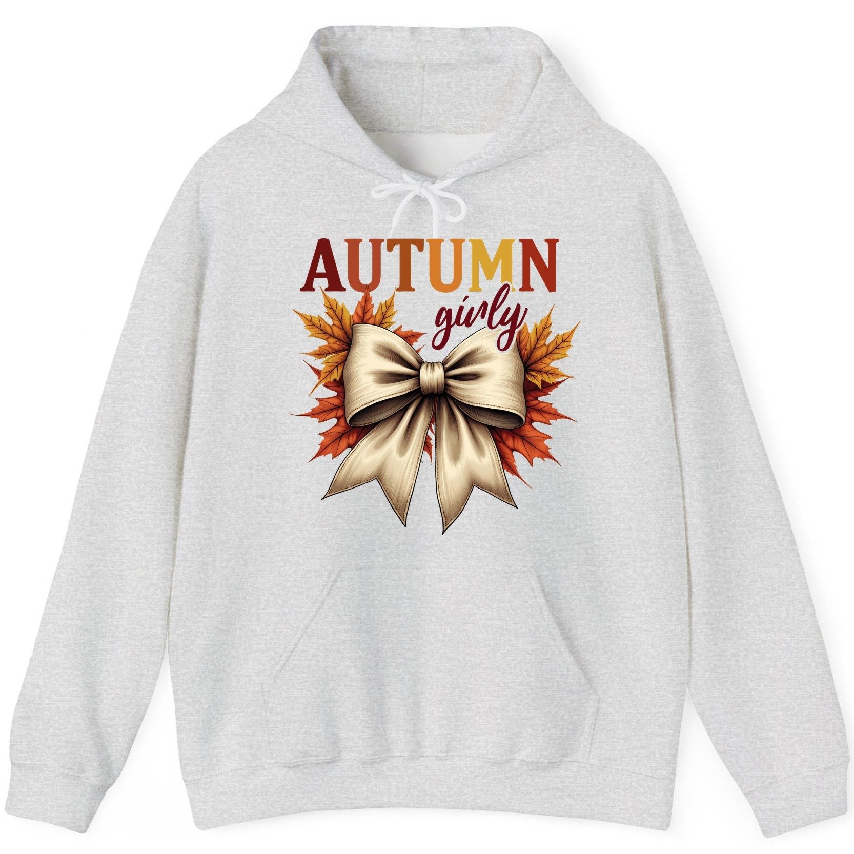 Autumn Girly autumn Hoodie Ash product mockup