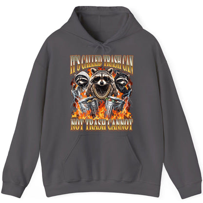 It's Called Trash Can Not Trash Cannot raccoon Hoodie Charcoal product mockup
