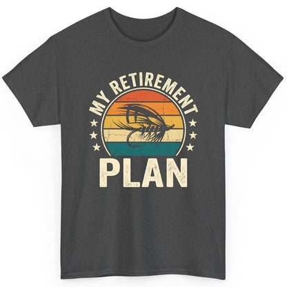 My Retirement Plan fly fishing T-Shirt Dark Heather product mockup