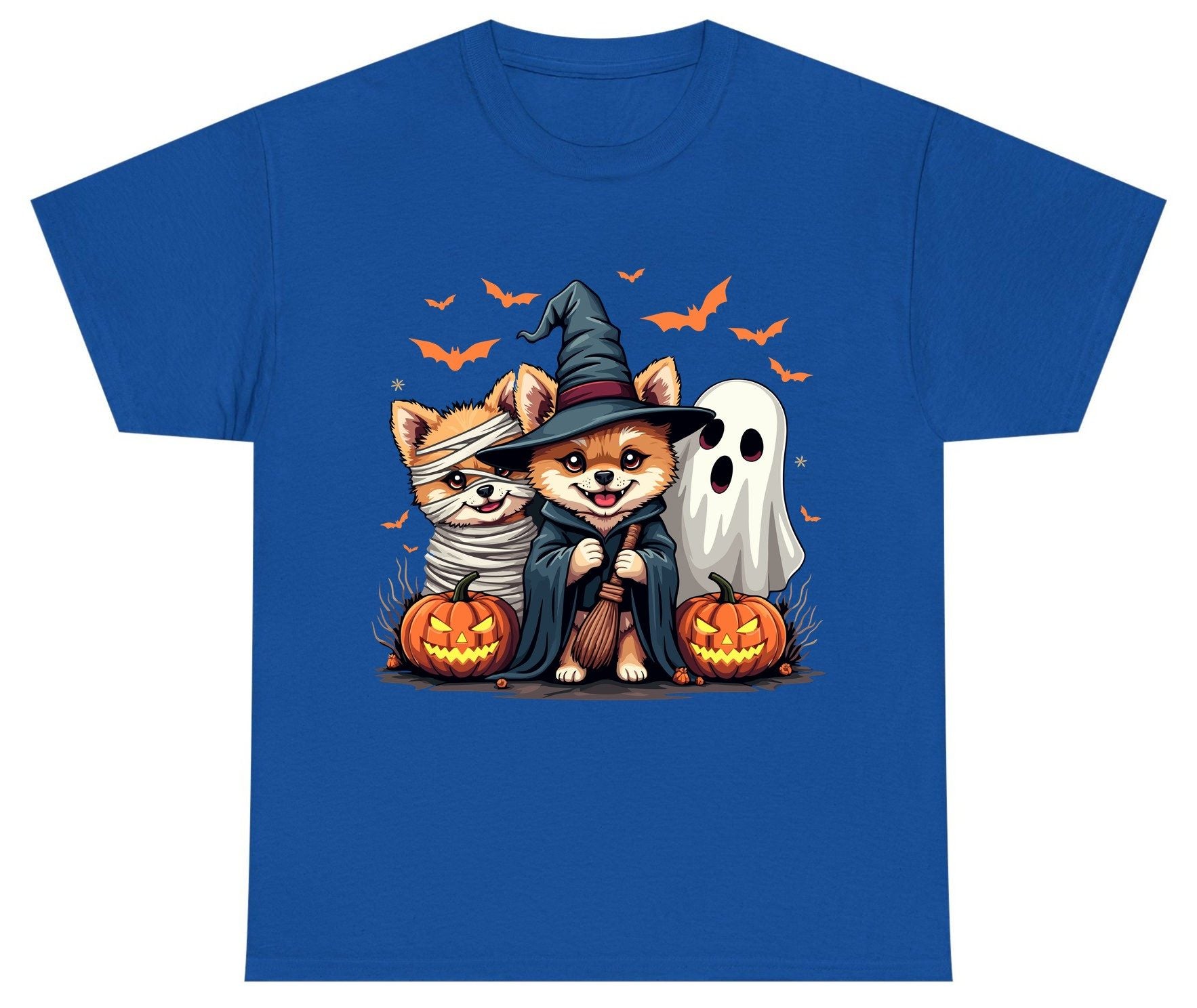 Cute Halloween Corgi Dogs Halloween corgis Youth T-Shirt Royal product mockup