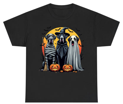 Halloween Dogs in Costumes Halloween dogs Youth T-Shirt Black product mockup
