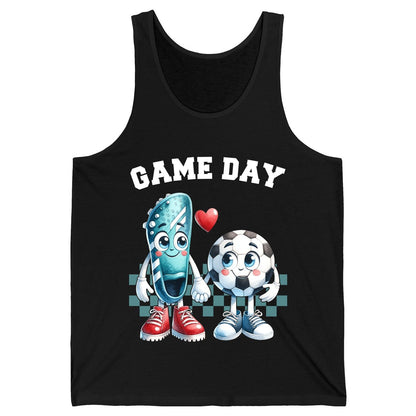 Game Day soccer Tank Top Black product mockup