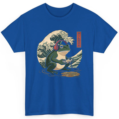 ゲームカエル gamer frog T-Shirt Royal product mockup