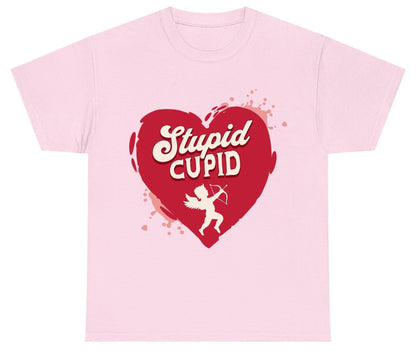 Stupid Cupid anti-Valentine's Day Youth T-Shirt Light Pink product mockup