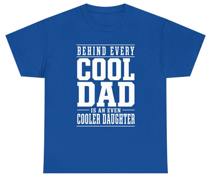 Behind Every Cool Dad Is an Even Cooler Daughter father-daughter bond Youth T-Shirt Royal product mockup