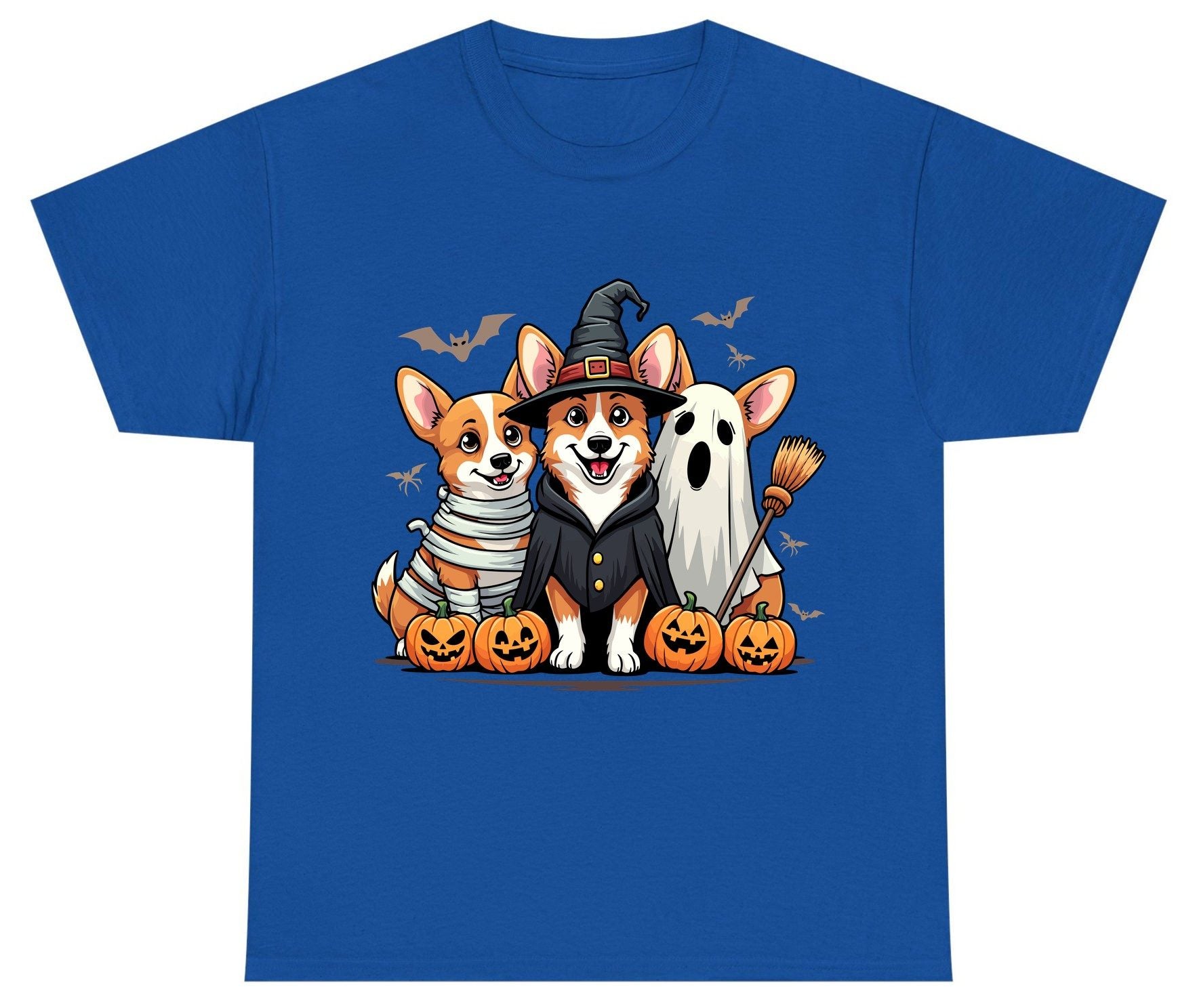 Halloween Corgi Trio Halloween corgis Youth T-Shirt Royal product mockup