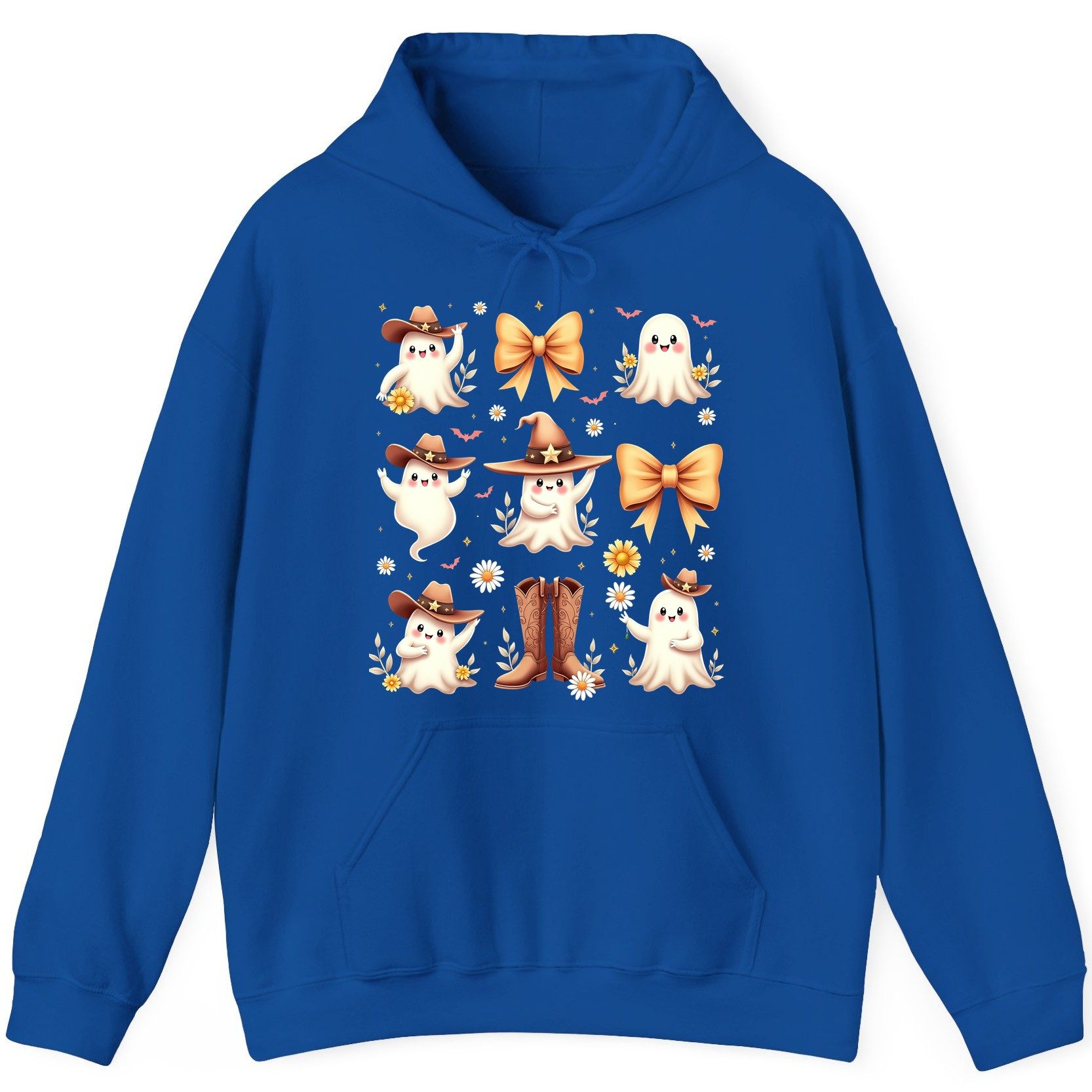 Boo Haw Cute Ghost cute ghost Hoodie Royal product mockup