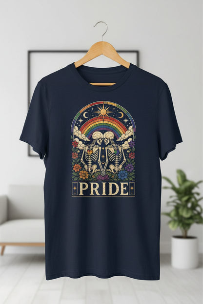 Pride Lgbtq+ T-Shirt - product mockup - Navy