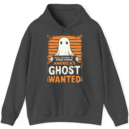 Date October 31 Offense Ghosting America's Ghost Wanted ghost Hoodie Dark Heather product mockup