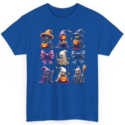 Spooky Cute Halloween Characters Halloween characters T-Shirt Royal product mockup