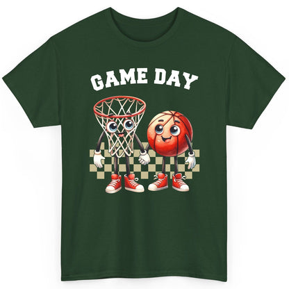 Game Day basketball T-Shirt Forest Green product mockup
