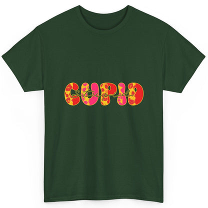 Stupid Cupid anti-Valentine's Day T-Shirt Forest Green product mockup