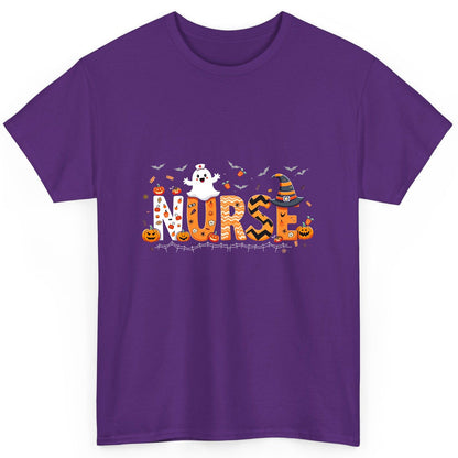 Nurse Halloween T-Shirt Purple product mockup
