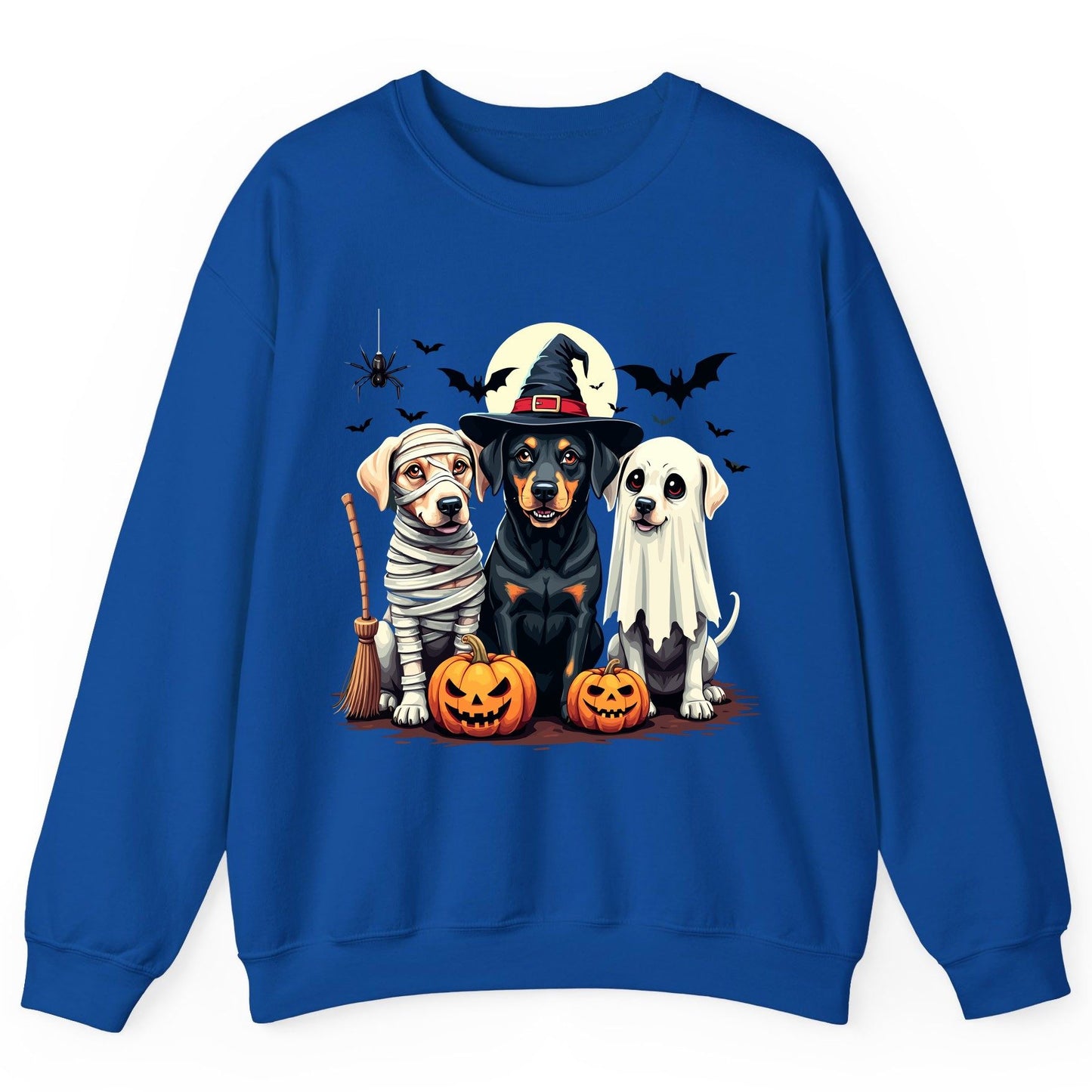 Halloween Dogs in Costumes dogs in Halloween costumes Sweatshirt Royal product mockup