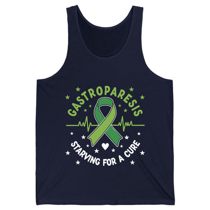 Gastroparesis Starving for a Cure gastroparesis awareness Tank Top Navy product mockup
