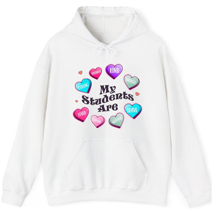 My Students Are teacher appreciation Hoodie White product mockup