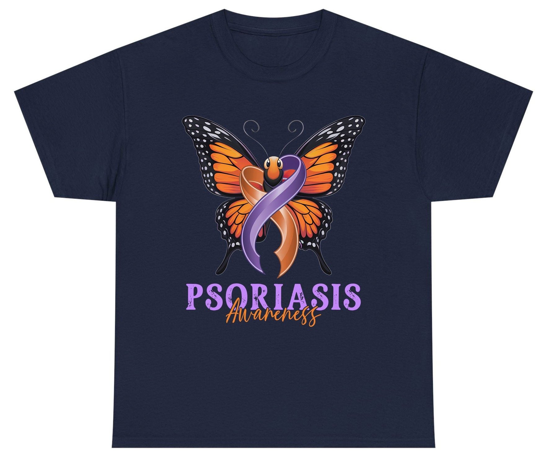 Psoriasis Awareness psoriasis awareness Youth T-Shirt Navy product mockup
