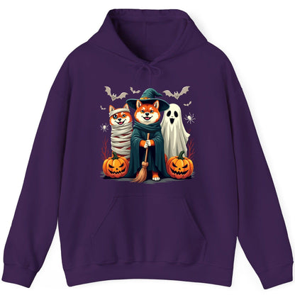 Shiba Inu Halloween Costumes shiba inu Hoodie Purple product mockup