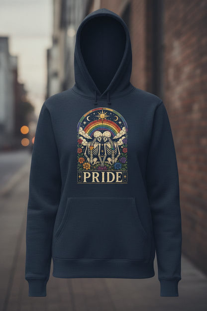 Pride Lgbtq+ Hoodie - product mockup - Navy
