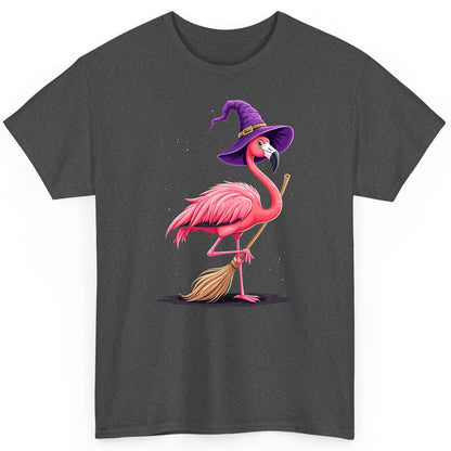 Witch Flamingo flamingo T-Shirt Dark Heather product mockup