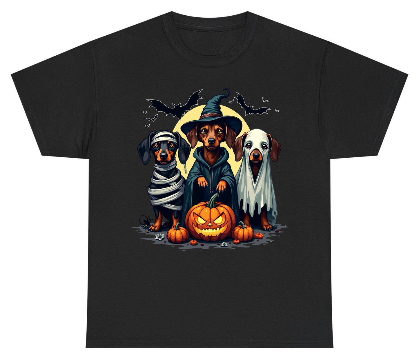 Dachshund Halloween Costumes dachshunds Youth T-Shirt Black product mockup