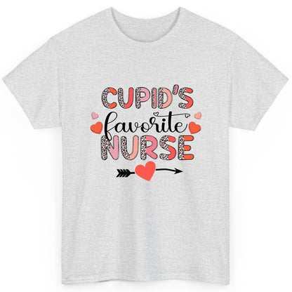 Cupid's Favorite Nurse nurse T-Shirt Ash product mockup