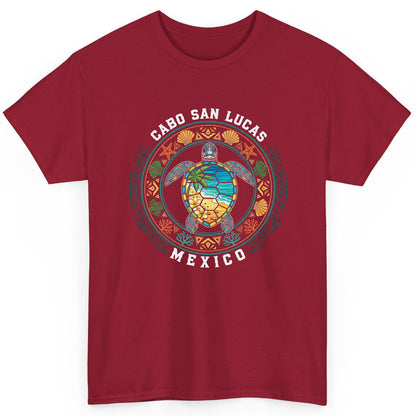 Cabo San Lucas Mexico sea turtle T-Shirt Cardinal Red product mockup