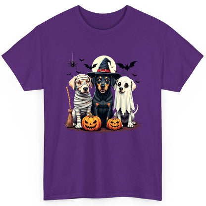 Halloween Dogs in Costumes dogs in Halloween costumes T-Shirt Purple product mockup