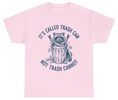 It's Called Trash Can Not Trash Cannot raccoon Youth T-Shirt Light Pink product mockup
