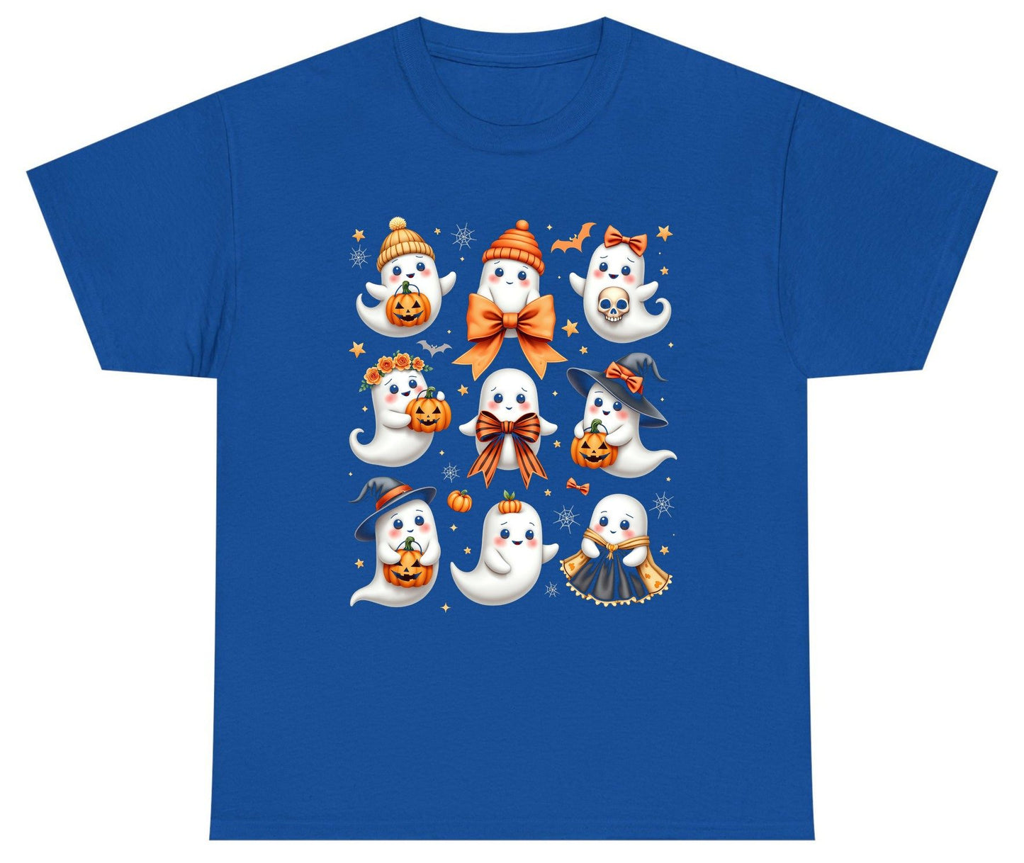 Cute Kawaii Ghosts Collection cute Halloween ghosts Youth T-Shirt Royal product mockup