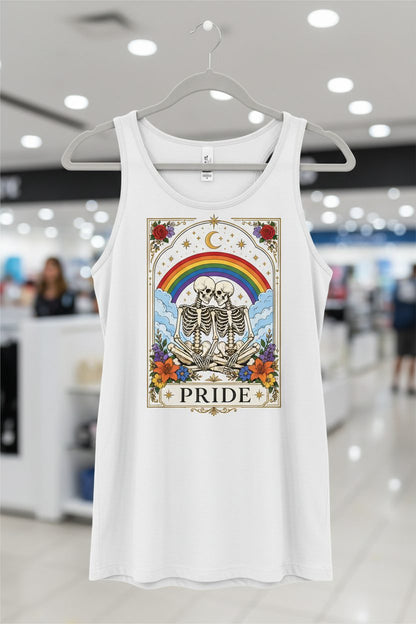Pride Lgbtq Tank Top - product mockup - White