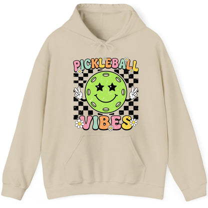 Pickleball Vibes pickleball Hoodie Sand product mockup