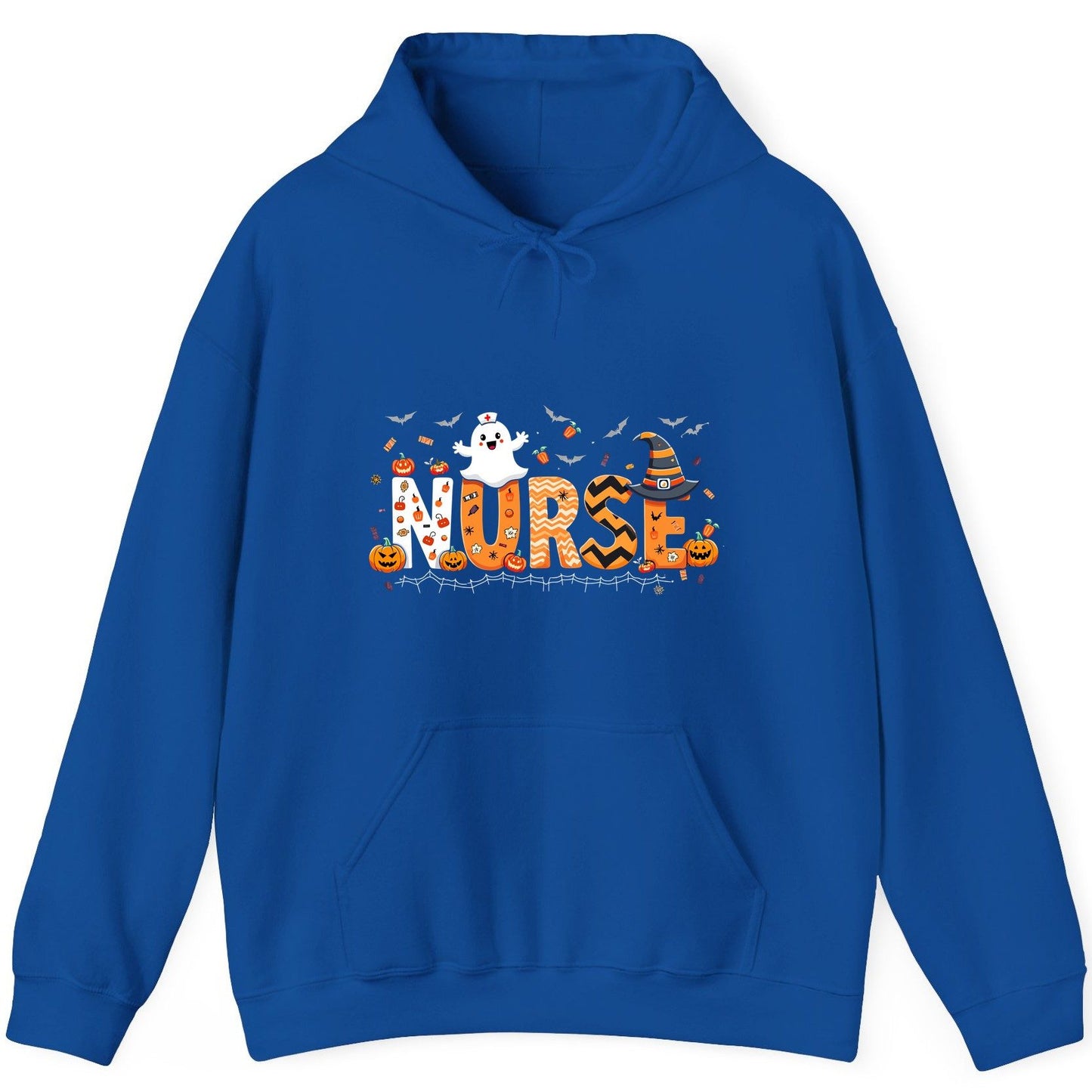 Nurse Halloween Hoodie Royal product mockup