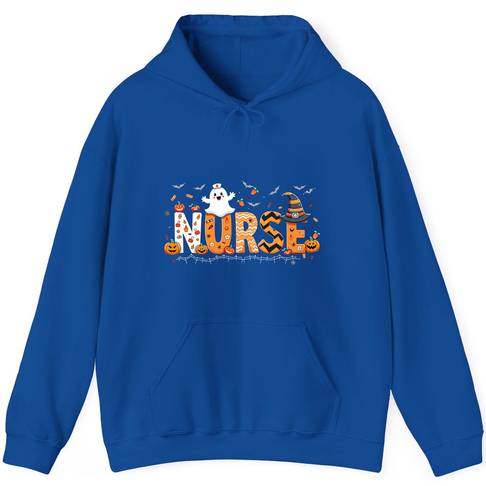 Nurse Halloween Hoodie Royal product mockup