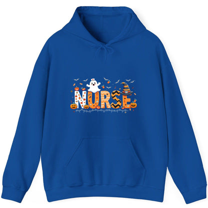 Nurse Halloween Hoodie Royal product mockup
