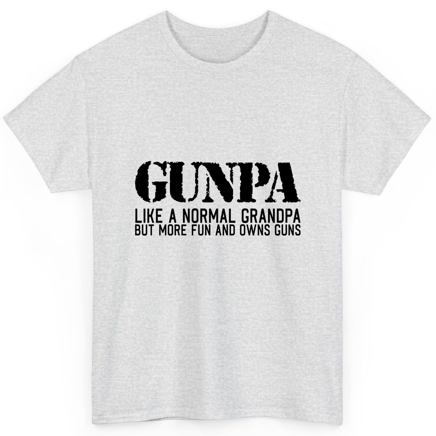 Gunpa Like a Normal Grandpa but More Fun and Owns Guns gun owning grandpa T-Shirt Ash product mockup