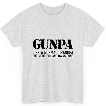 Gunpa Like a Normal Grandpa but More Fun and Owns Guns gun owning grandpa T-Shirt Ash product mockup