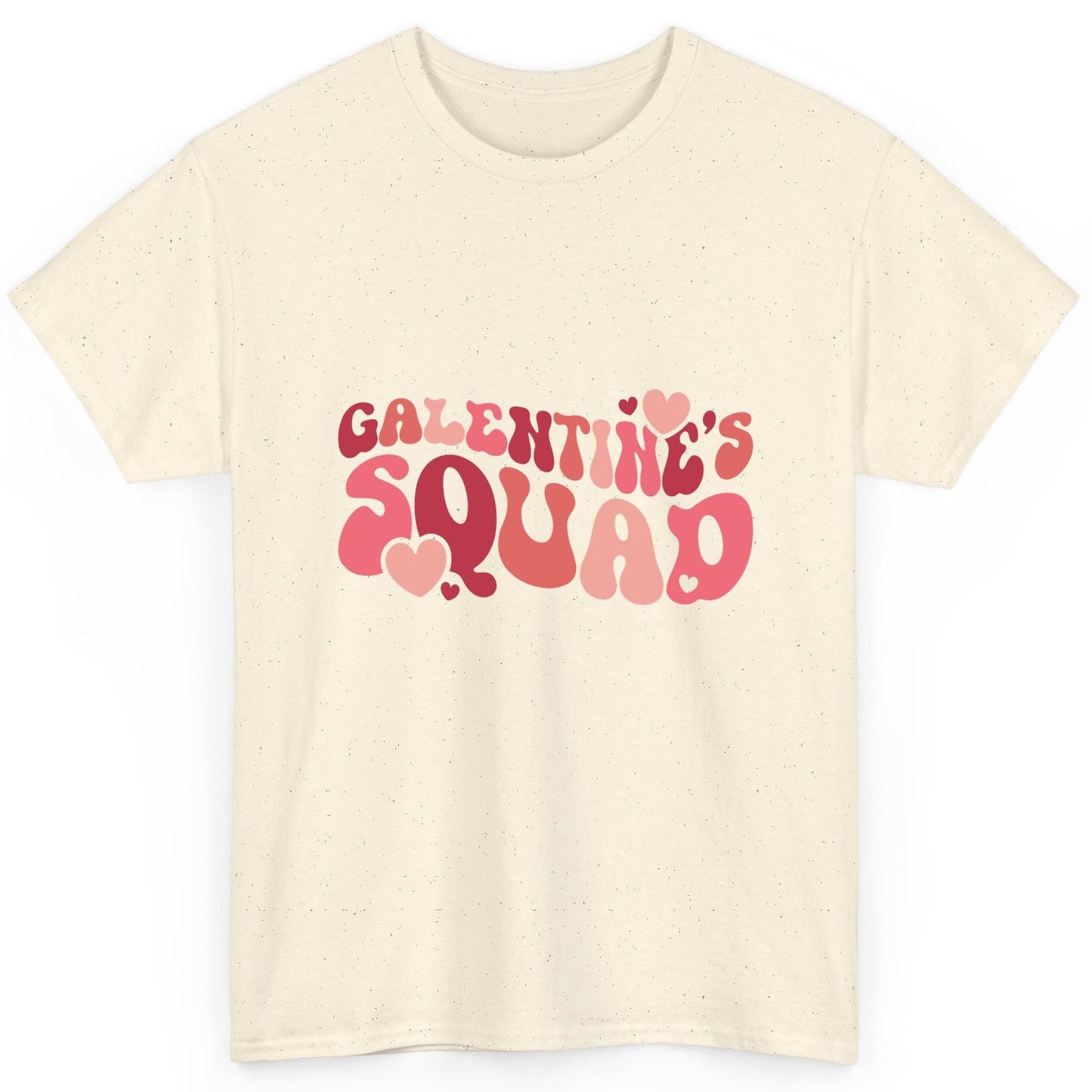 Galentine's Squad galentine's day T-Shirt Natural product mockup