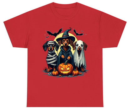 Dachshund Halloween Costumes dachshunds Youth T-Shirt Red product mockup