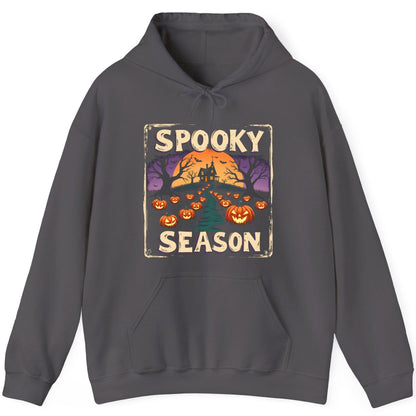 Spooky Season Halloween Hoodie Charcoal product mockup