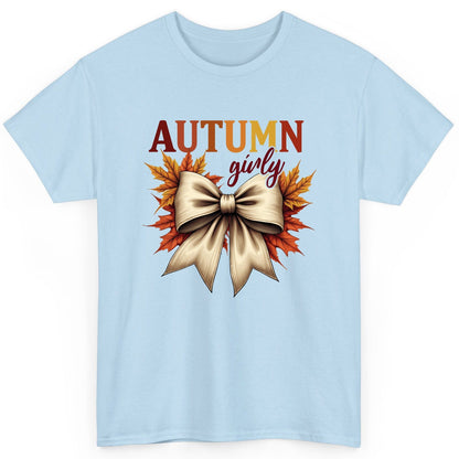 Autumn Girly autumn T-Shirt Light Blue product mockup