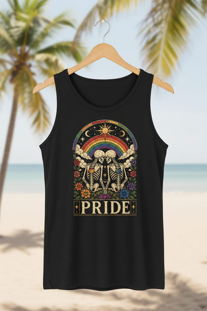Pride Lgbtq+ Tank Top - product mockup - Black