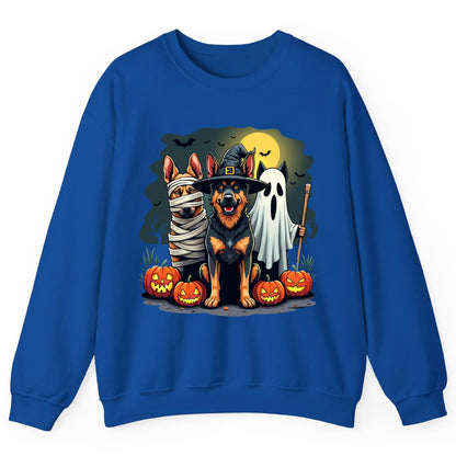 Halloween Dogs in Costumes Halloween dogs Sweatshirt Royal product mockup