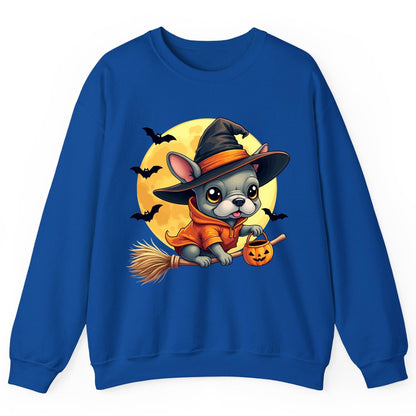 Cute Witch French Bulldog french bulldog Sweatshirt Royal product mockup