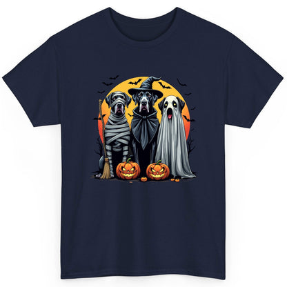 Halloween Dogs in Costumes Halloween dogs T-Shirt Navy product mockup