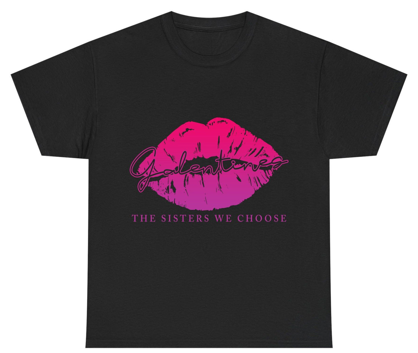 Galentines the Sisters We Choose galentine's day Youth T-Shirt Black product mockup